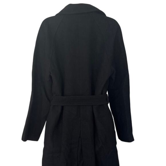 NWT Madewell Double Breasted Trench Coat True Black Size M - Picture 12 of 15